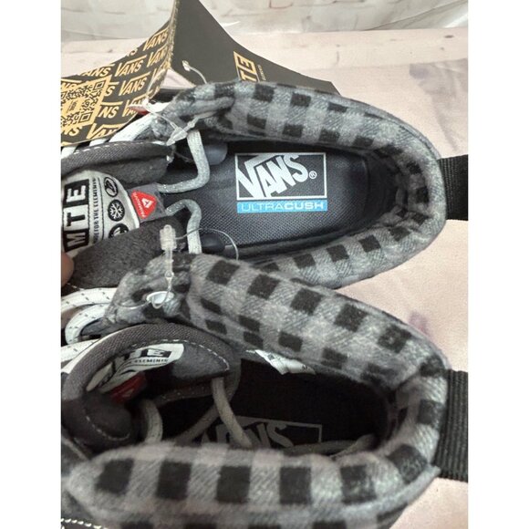 Vans Sk8 Hi MTE Sneakers Mens 5.5 Dark Gray Suede Canvas High Top Skate Shoes - Picture 10 of 14